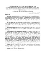  kiến thức thái độ của các bà mẹ có con dưới 1 tuổi về tiêm chủng trong tiêm chủng mở rộng, thuốc chủng phối hợp, thuốc chủng rotavirus, human papiloma 