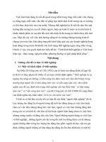 Tình hình thất nghiệp ở việt nam hiện nay thực trạng, nguyên nhân, phương hướng và giải pháp khắc phục (9đ) 