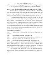 Soạn thảo quy trình giải quyết phàn nàn của khách hàng về các dich vụ của trung tâm thương mại cụ thể theo tiêu chuẩn ISO 9000:2000