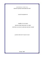 Nghiên cứu sử dụng phương pháp ánh sáng cấu trúc để nâng cao chất lượng đo chi tiết cơ khí