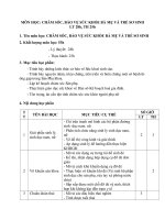 Đề cương môn học chăm sóc và bảo vệ sức khỏe bà mẹ, trẻ sơ sinh 