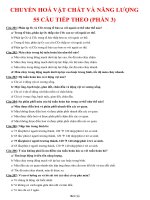 Trắc nghiệm sinh học lớp 11 học kì i phần 3