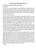 Bài thu hoạch tiếp nhận văn học