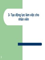 Hành vi tổ chức bai 2   dong luc lam viec 