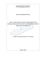 Quản lý hoạt động thực tập cho sinh viên trường đại học ngoại thương 