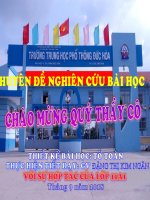 pt bậc nhất đốivới sinx và cosx