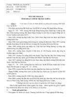 Bài thu hoạch sinh hoạt chính trị đầu khóa