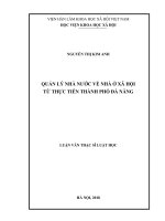 Quản lý nhà nước về nhà ở xã hội từ thực tiễn thành phố Đà Nẵng (Luận văn thạc sĩ)