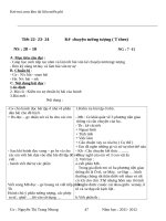 Giáo án bồi dưỡng học sinh giỏi ngữ văn 6  