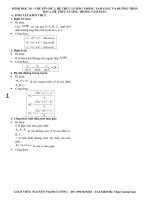 HÌNH 10   CHUYÊN đề 2   hệ THỨC LƯỢNG TRONG TAM GIÁC và ĐƯỜNG TRÒN