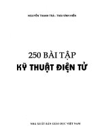 250 bài tập kỹ thuật điện tử  