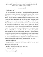 Hướng dẫn học sinh lập dàn ý cho bài văn miêu tả trong phân môn tập làm văn lớp 5