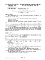 Tuyển chọn đề thị học sinh giỏi môn hóa học lớp 12 các tỉnh có đáp án chi tiết