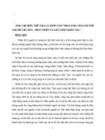 Anh, chị hiểu thế nào là nhân tài Theo Anh Chị làm thế nào để thu hút , phát triển và giữ chân nhân tài