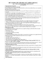 ĐÊ CƯƠNG ôn học kì 1 GDCD 11  năm 189