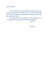 “Khảo sát khả năng sinh sản, sinh trưởng của vịt trời nuôi tại xã quỳnh yên, huyện quỳnh lưu, tỉnh nghệ an”