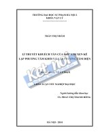 Lí thuyết khuếch tán của hợp kim xen kẽ lập phương tâm khối và lập phương tâm diện 