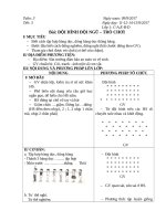 Bài 3  thể dục lớp 1