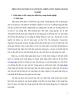 Phân tích vai trò của xây dựng chiến lược trong doanh nghiệp 