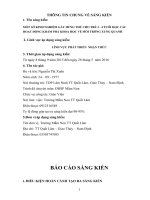 Skkn một số kinh nghiệm gây hứng thú cho trẻ 3   4 tuổi học các HOẠT ĐỘNG KHÁM PHÁ KHOA học về môi trường xung quanh 