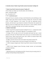 Phân tích tài chính dự án bđs của công ty TM THành công e 