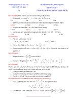 20 đề ôn tập kiểm tra chất lượng học kỳ 1 Toán 8