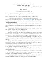 Don de nghi giai quyet tranh chap dat dai   14 ho dan phuoc dong