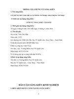 Skkn gây HỨNG THÚ CHO TRẺ 24  36 THÁNG TUỔI học HOẠT ĐỘNG âm NHẠC 