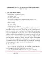 triển khai đề án phát triển CNTT tại ngân hàng phát triển việt nam VDB 