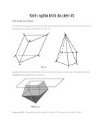 Định nghĩa khối đa diện lồi