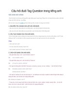 Câu hỏi đuôi tag question trong tiếng anh