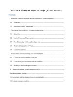 Phân tích  tầm quan trọng của việc quản lý nhân tài e 