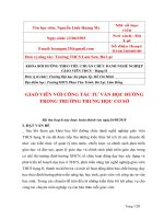 Mau Thu hoach lop Giao vien THCS - hang II (1) (1)