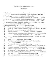 trắc nghiệm anh văn 1