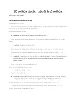 Số oxi hóa và cách xác định số oxi hóa