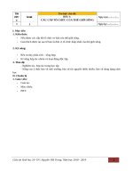 Giáo án sinh 10, soạn theo cấu trúc mới 2018 (HK1)