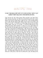 bài thi dân vận khéo