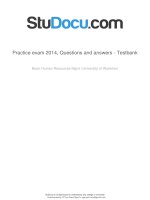 HRM practice exam 2014 questions and answers testbank