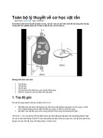 Toàn bộ lý thuyết về cơ học vật rắn