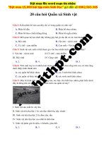 20 câu hỏi trắc nghiệm chương quần xã sinh vật   megabook   file word có lời giải chi tiết image marked image marked 