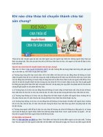 Khi nào chia thừa kế chuyển thành chia tài sản chung