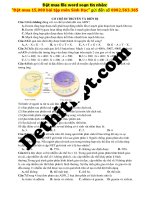 99 câu hỏi trắc nghiệm chương cơ chế di truyền và biến dị   phần 1   thầy thịnh nam   file word có lời giải chi tiết image marked image marked 