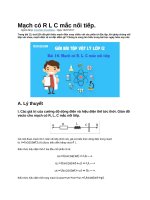 Mạch có r l c mắc nối tiếp