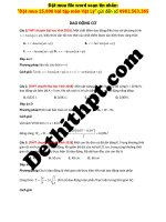   440 câu DAO ĐỘNG cơ từ đề các TRƯỜNG THPT CHUYÊN image marked image marked 