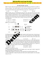 42 bài tập trắc nghiệm chương di truyền học người   GV trần thanh thảo   file word có lời giải chi tiết image marked image marked 