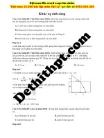 10 câu khúc xạ ánh sáng từ đề các sở GD năm 2018 image marked image marked 