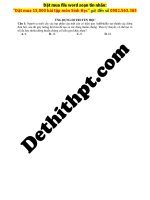 1 bài tập trắc nghiệm chương ứng dụng di truyền học   GV trần thanh thảo   file word có lời giải chi tiết image marked image marked 