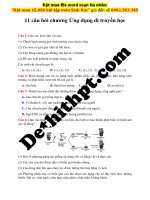 11 câu hỏi trắc nghiệm chương ứng dụng di truyền học   megabook   file word có lời giải chi tiết image marked image marked 