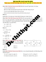 11 câu dòng điện không đổi trích từ đề thi thầy trần đức hocmai năm 2018 image marked image marked 