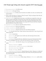 150 thuật ngữ tiếng anh chuyên ngành CNTT thường gặp